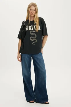Nirvana Boxy Graphic Music Tee