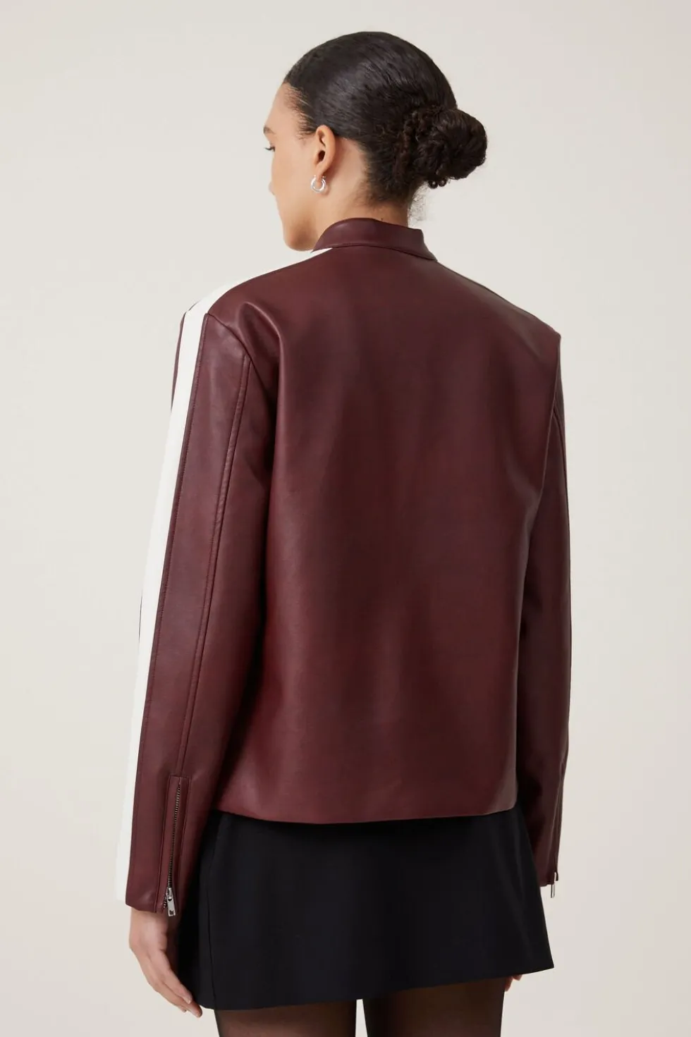 Nova Faux Leather Moto Jacket