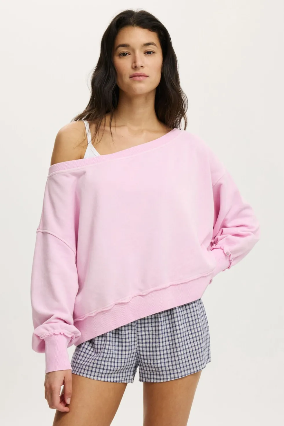 Off Shoulder Sweatshirt