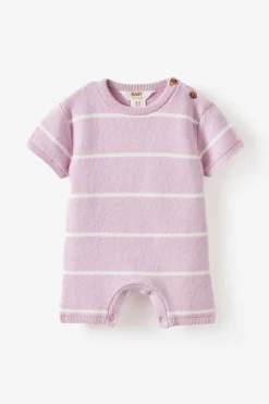 Organic Knit Short Sleeve All In One