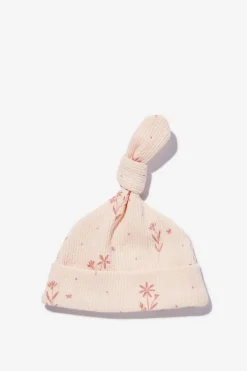 Organic Pointelle Beanie