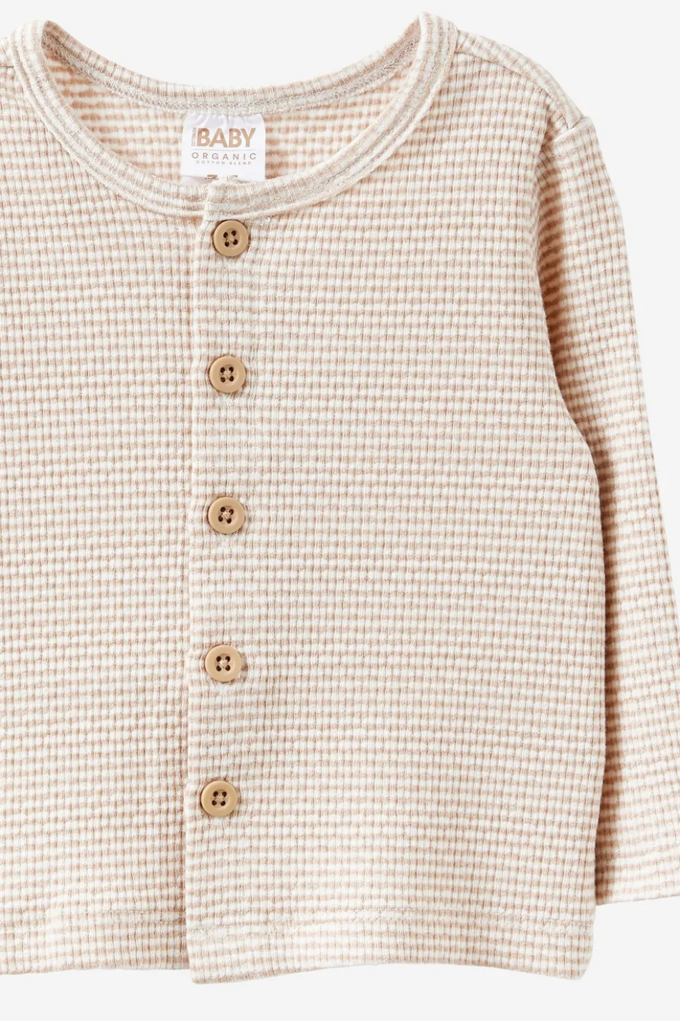Organic Pointelle Cardigan
