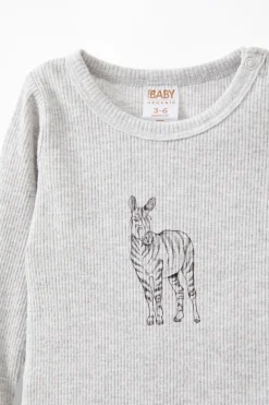 Organic Pointelle Long Sleeve Bubbysuit
