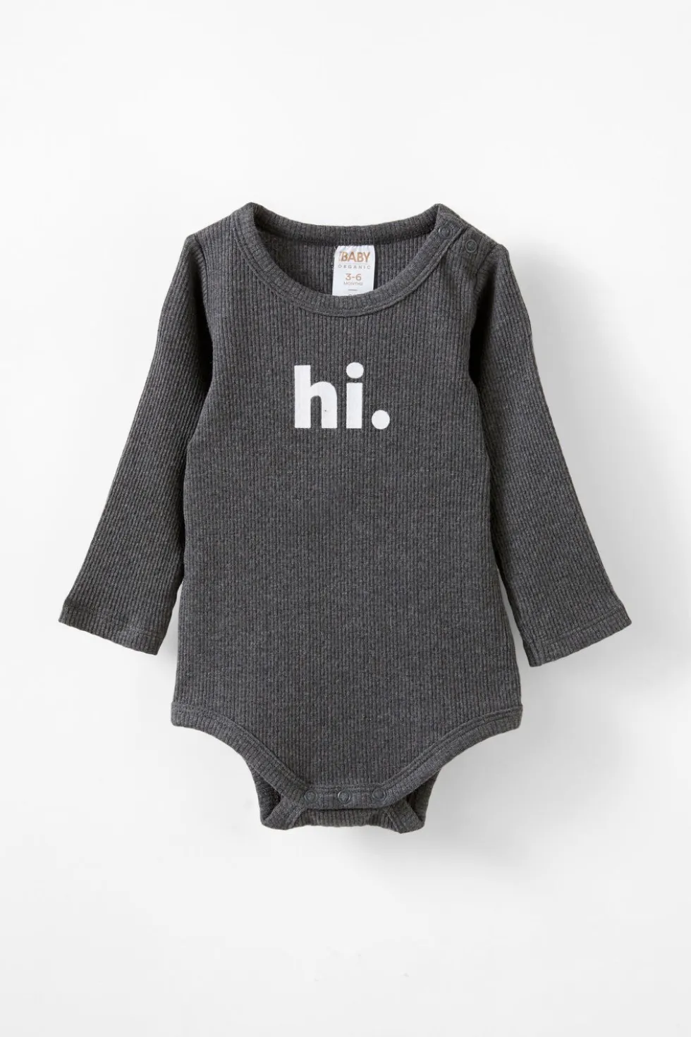 Organic Pointelle Long Sleeve Bubbysuit