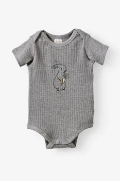 Organic Pointelle Short Sleeve Bubbysuit