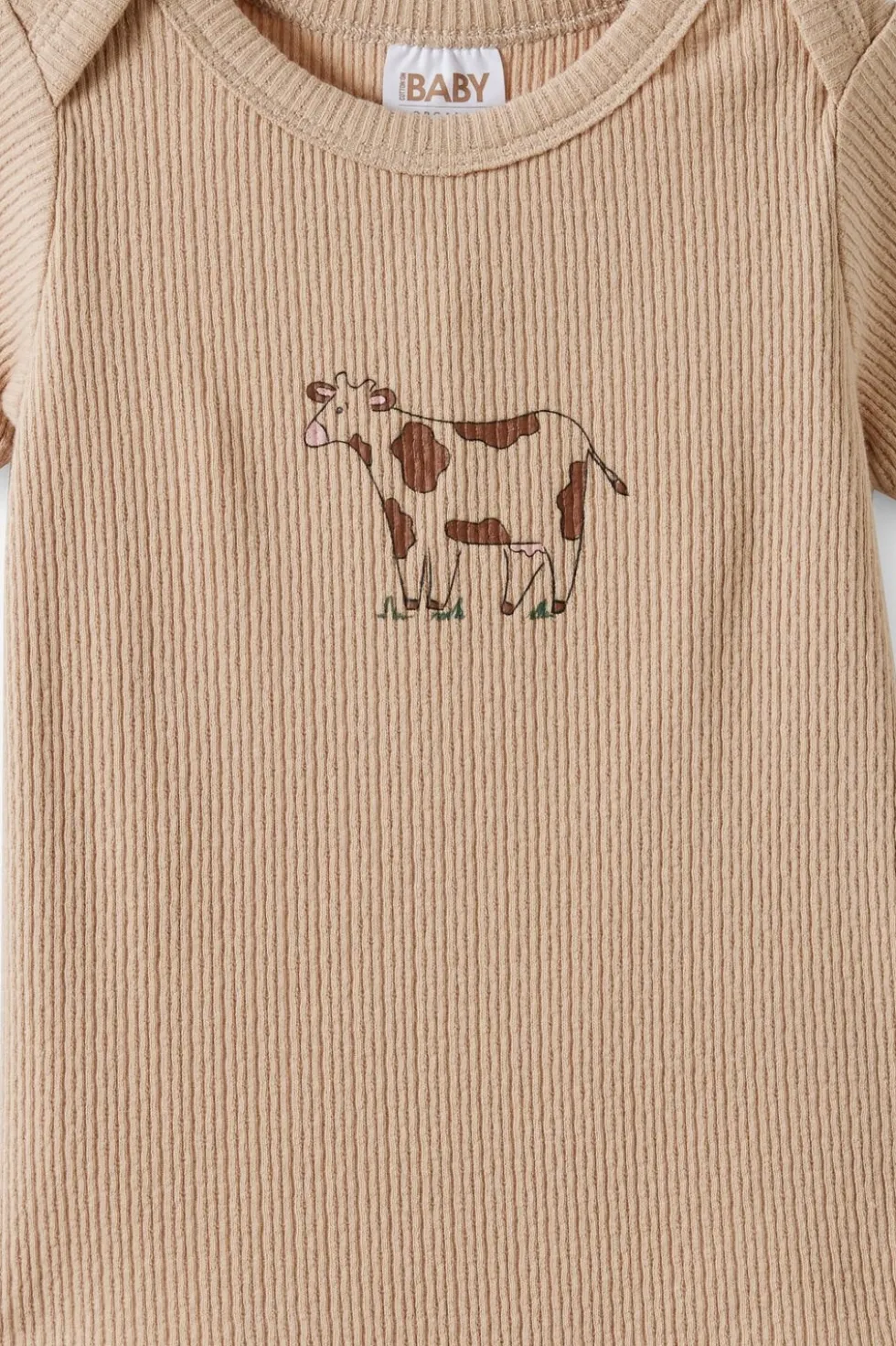 Organic Pointelle Short Sleeve Bubbysuit