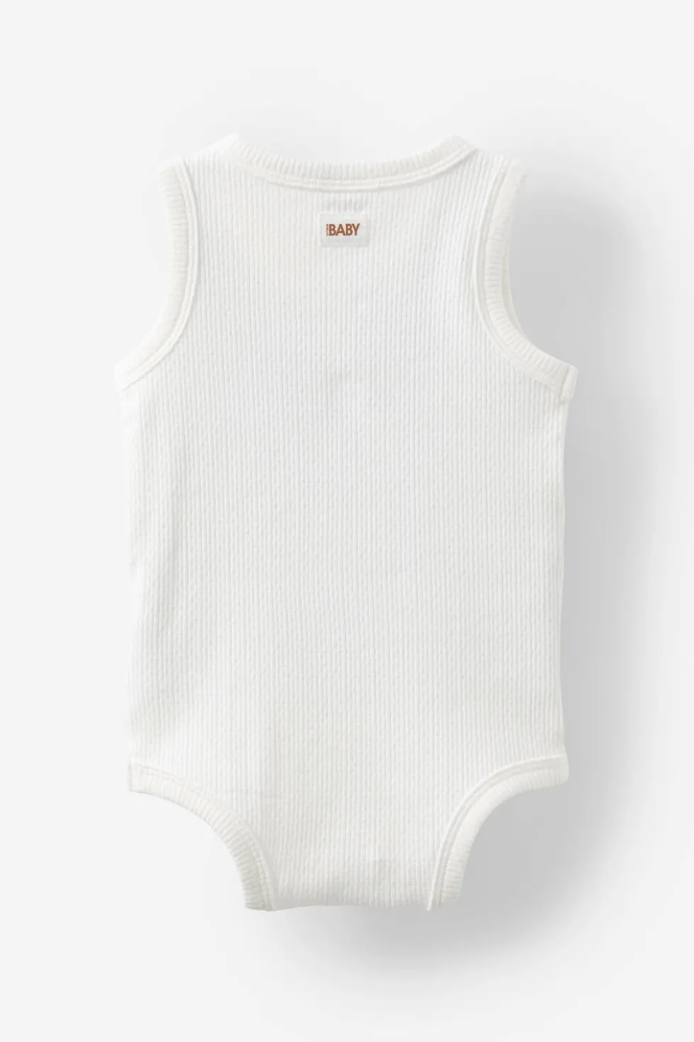 Organic Pointelle Sleeveless Bubbysuit