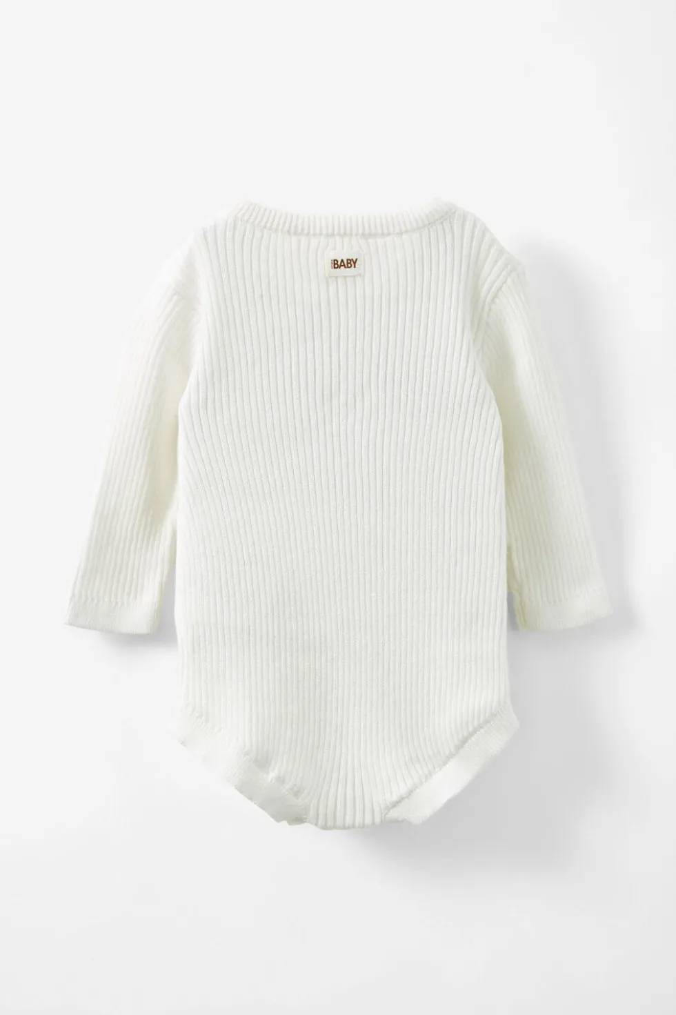 Organic Rib Knit Cross Over Tie Bubbysuit