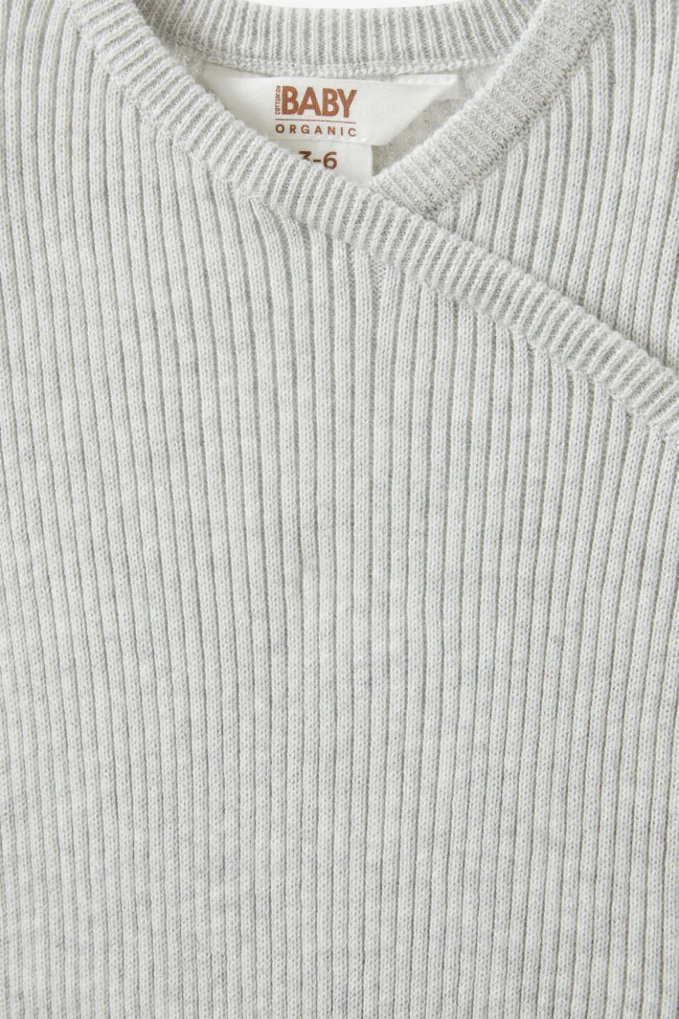 Organic Rib Knit Cross Over Tie Bubbysuit