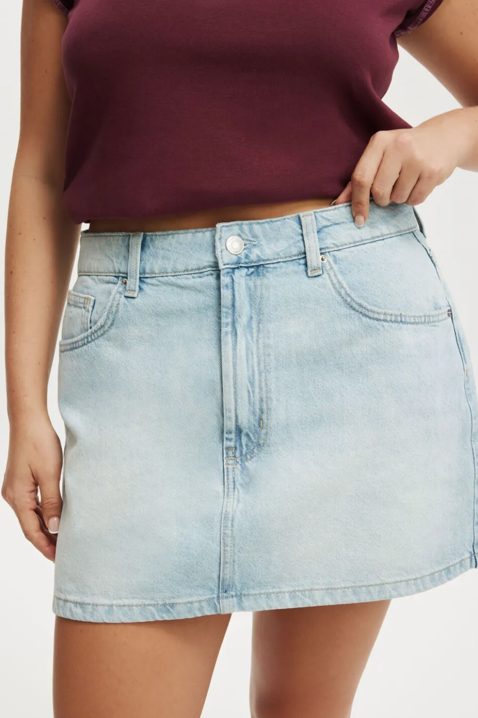 Original Denim Mini Skirt