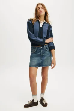 Original Denim Mini Skirt