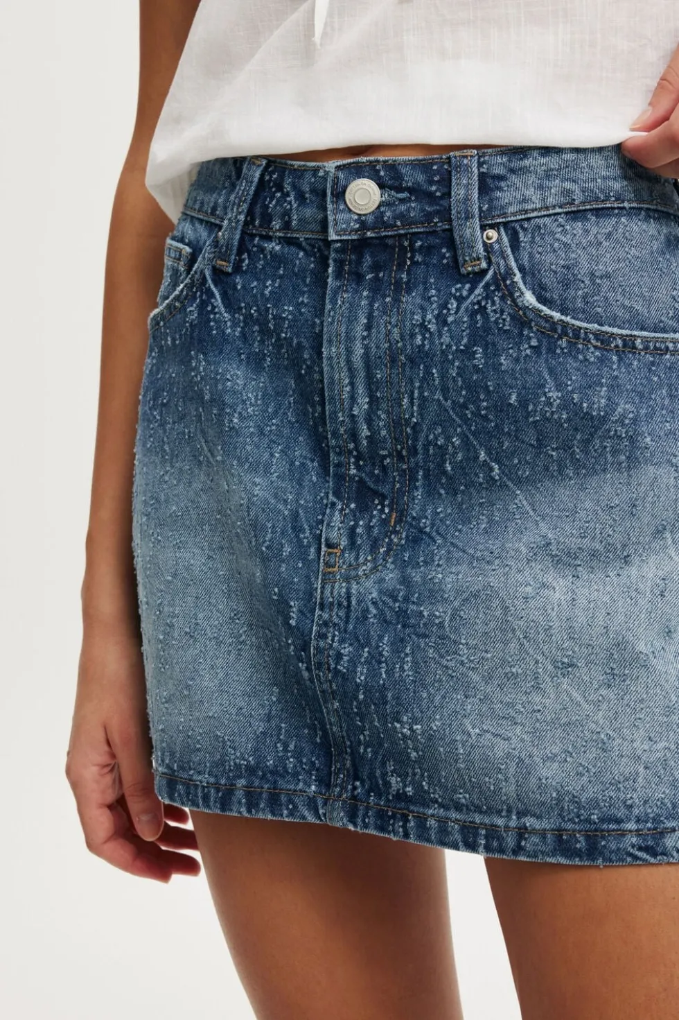 Original Denim Mini Skirt