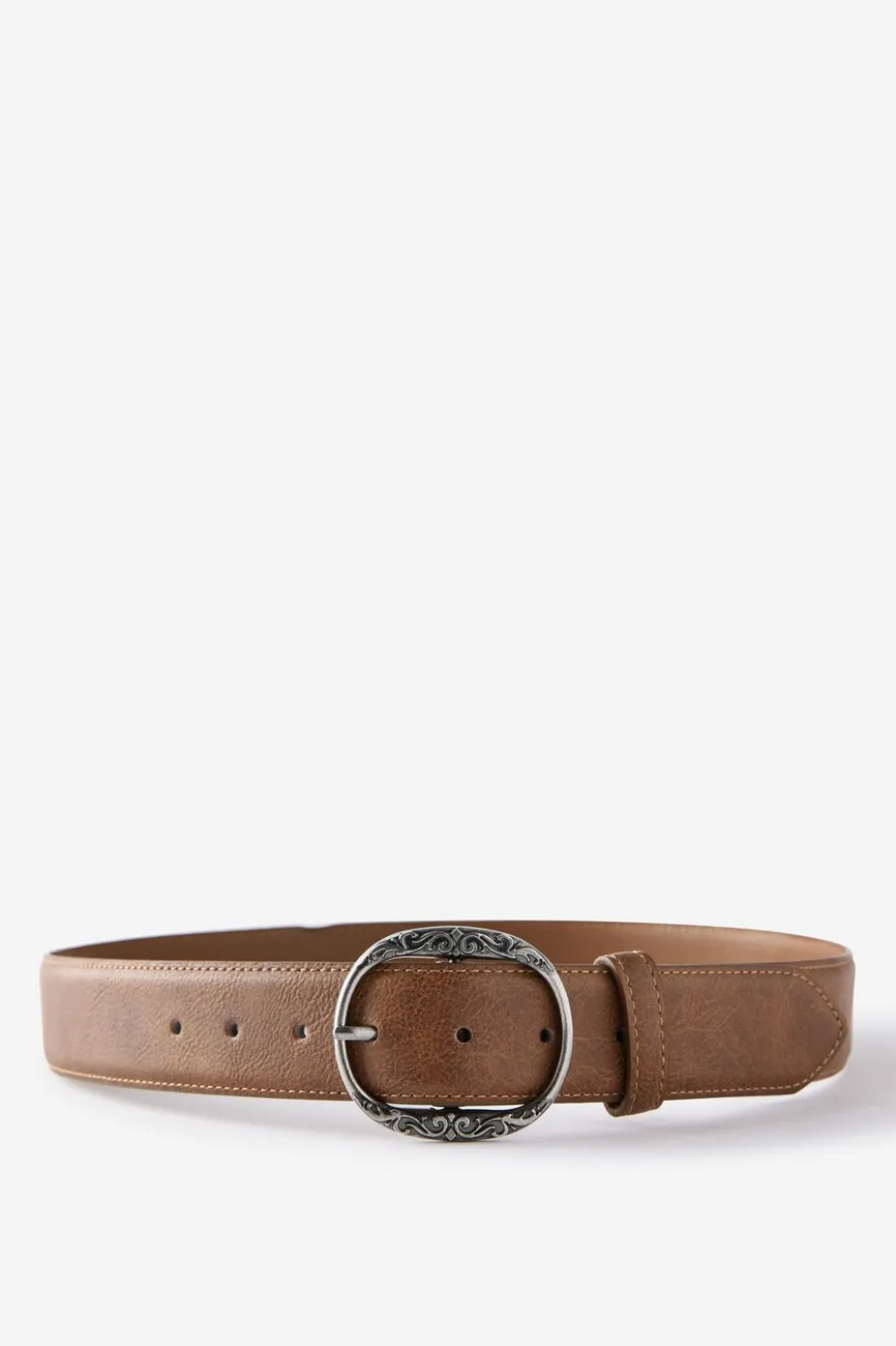 Oval Buckle Belt