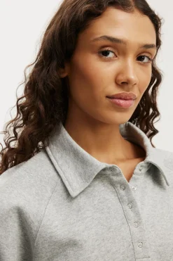 Oversized Collared Lounge Fleece Sweater