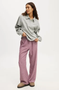Oversized Collared Lounge Fleece Sweater