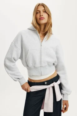 Oversized Zip Through Hoodie