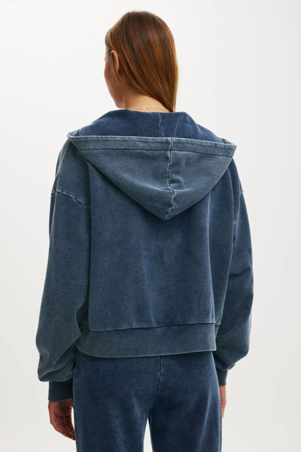 Oversized Zip Through Hoodie