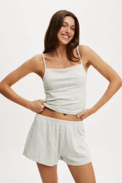 Peached Jersey Short