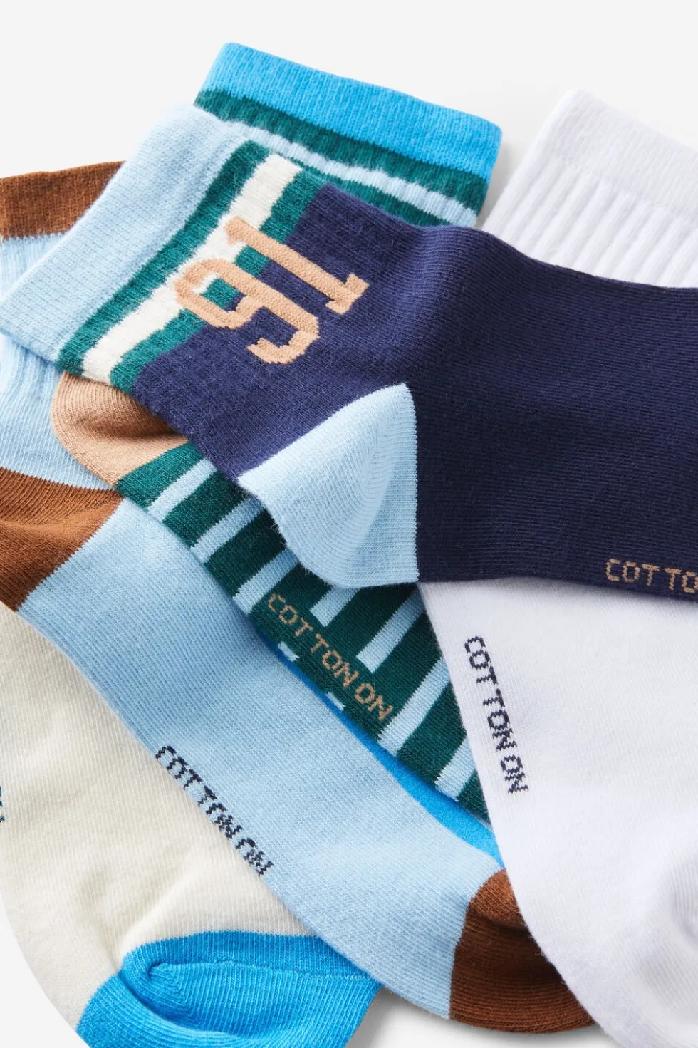 5Pk Quarter Crew Sock