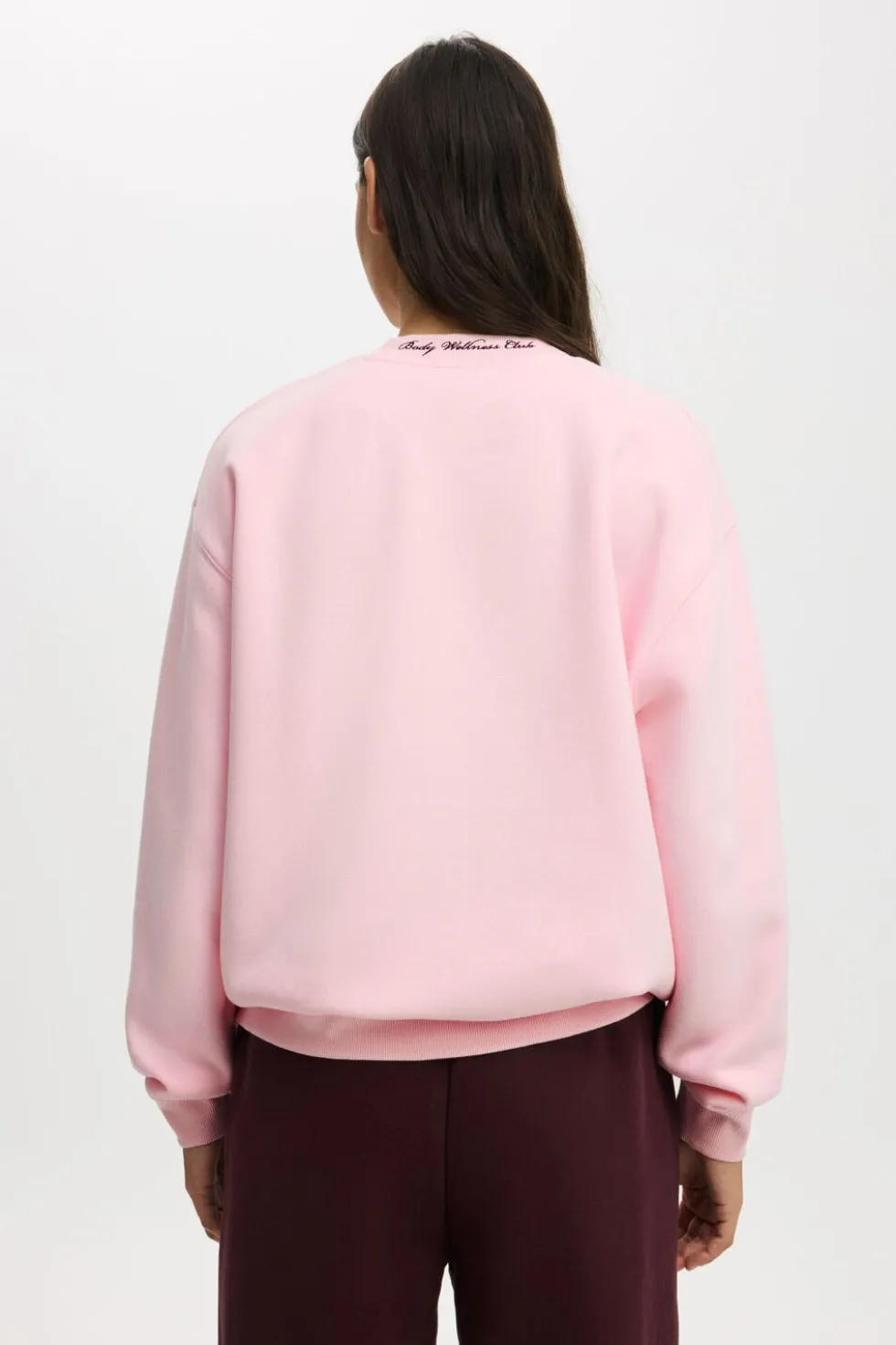 Plush Graphic Crew Sweatshirt