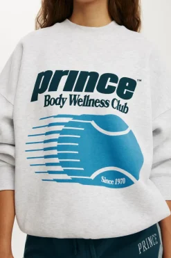 Prince Plush Drop Shoulder Sweatshirt