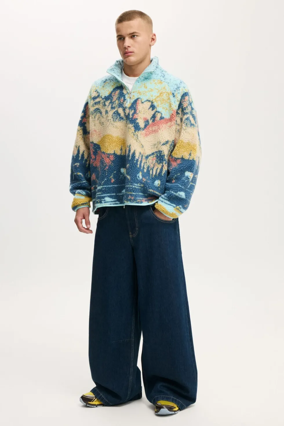 Quarter Zip Teddy Fleece
