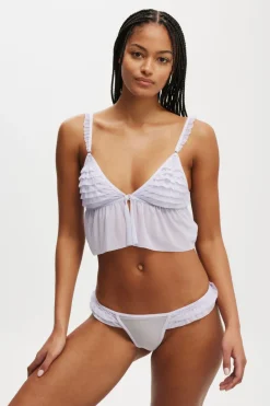 Rara Ruffle Longline Bralette