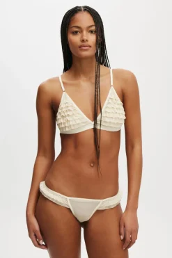 Rara Ruffle Triangle Bralette