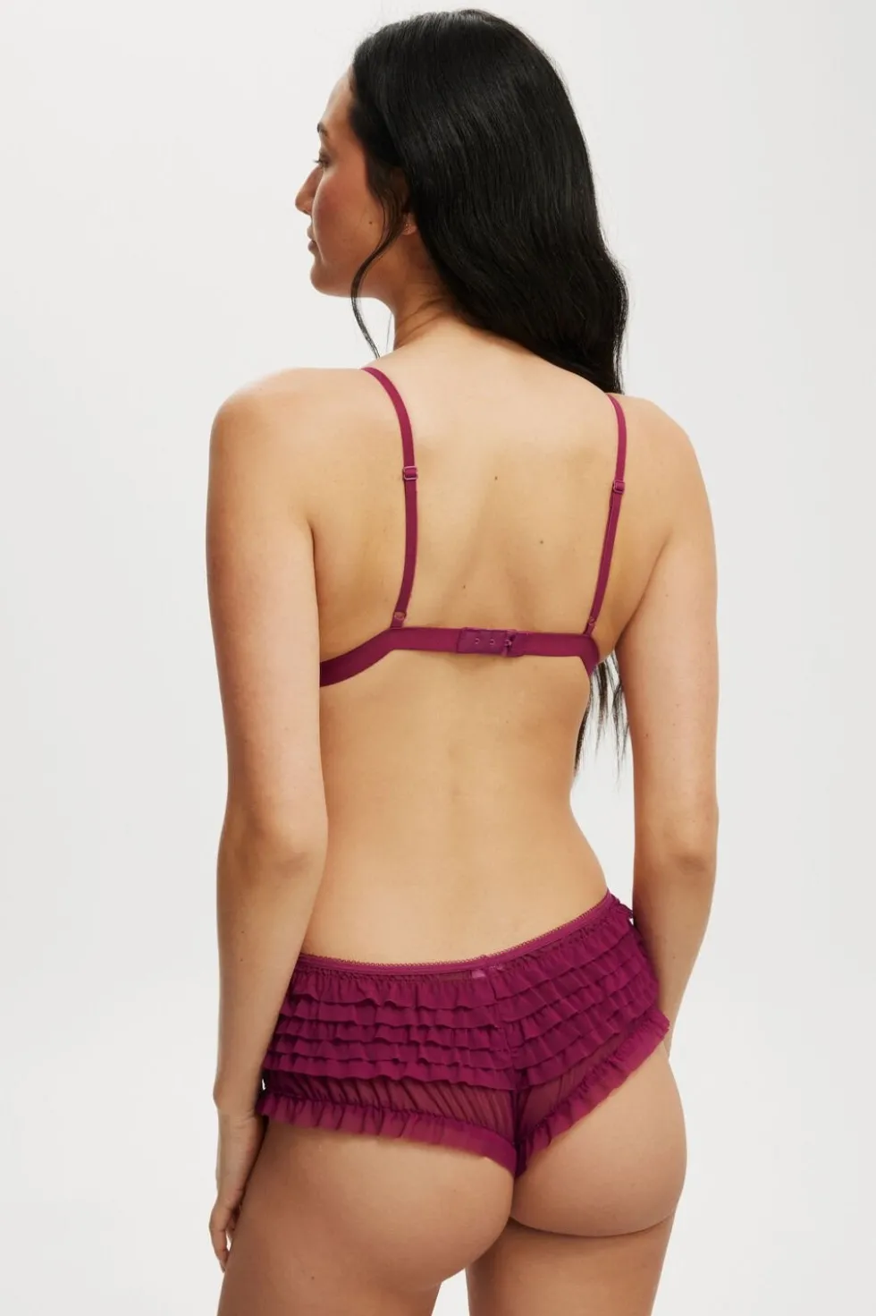 Rara Ruffle Triangle Bralette