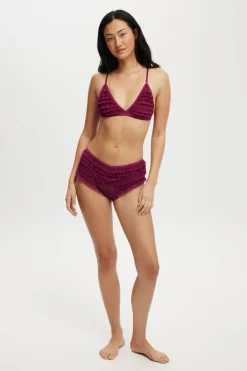 Rara Ruffle Triangle Bralette