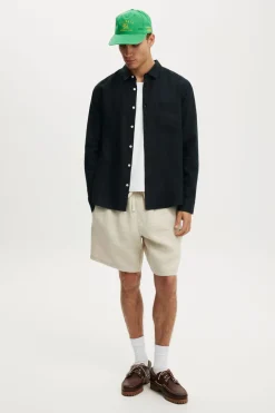 Relaxed Linen Long Sleeve Shirt