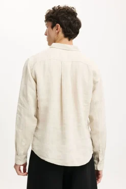 Relaxed Linen Long Sleeve Shirt