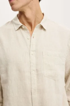 Relaxed Linen Long Sleeve Shirt
