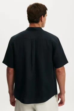 Relaxed Linen Short Sleeve Shirt