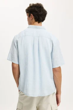 Relaxed Linen Short Sleeve Shirt