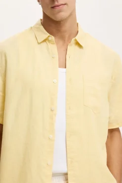 Relaxed Linen Short Sleeve Shirt