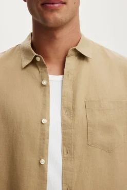 Relaxed Linen Short Sleeve Shirt
