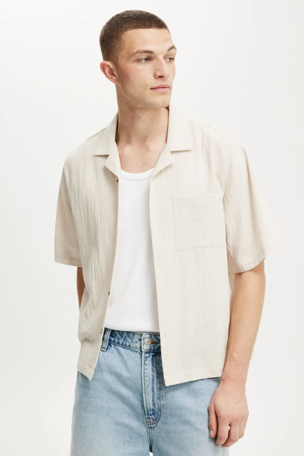 Riviera Box Fit Short Sleeve Shirt