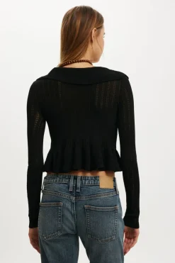 Ruffle Knit Cardi