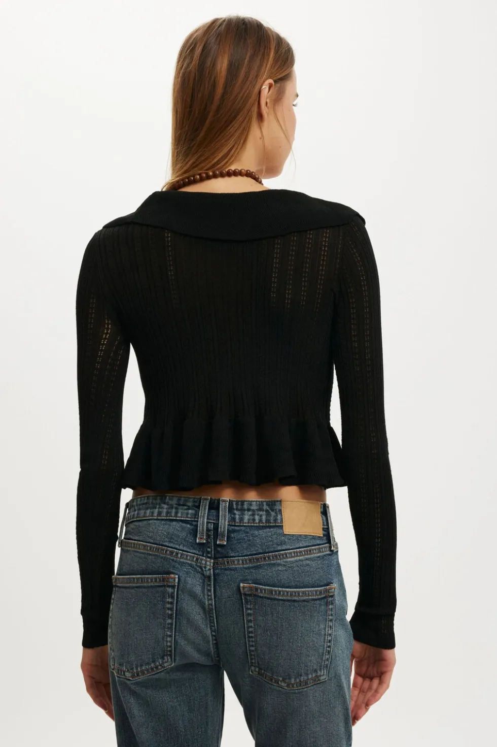 Ruffle Knit Cardi
