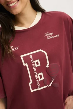 Sanrio Hello Kitty Oversized V Neck Sleep Tee