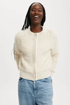 Shaggy Crew Texture Cardigan