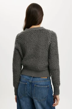 Shaggy Crew Texture Cardigan