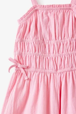 Shirred Bow Jumpsuit