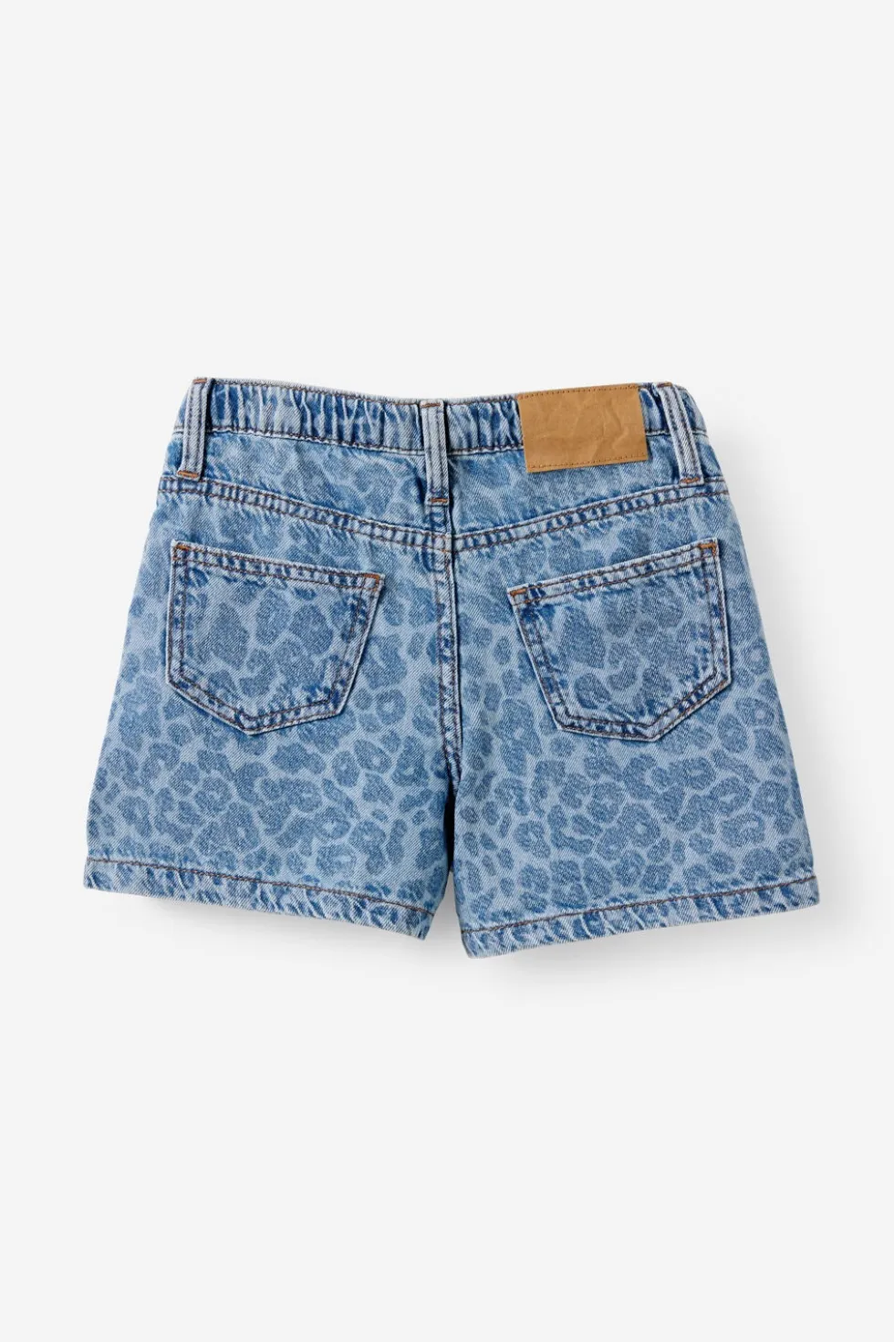 Snap Front Denim Short