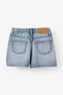 Snap Front Denim Short
