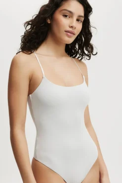 Soft Lounge Thin Strap Bodysuit