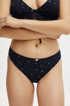 Sophie Cotton Pointelle G String
