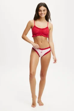 Stretch Lace Scoop Bralette