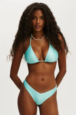 String Triangle Bikini Top